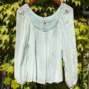 Anthropologie • light chiffon blouse
